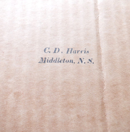 Vintage Hand-Tinted Photograph by C.D. Harris: 'Margaretsville, NOVA SCOTIA'