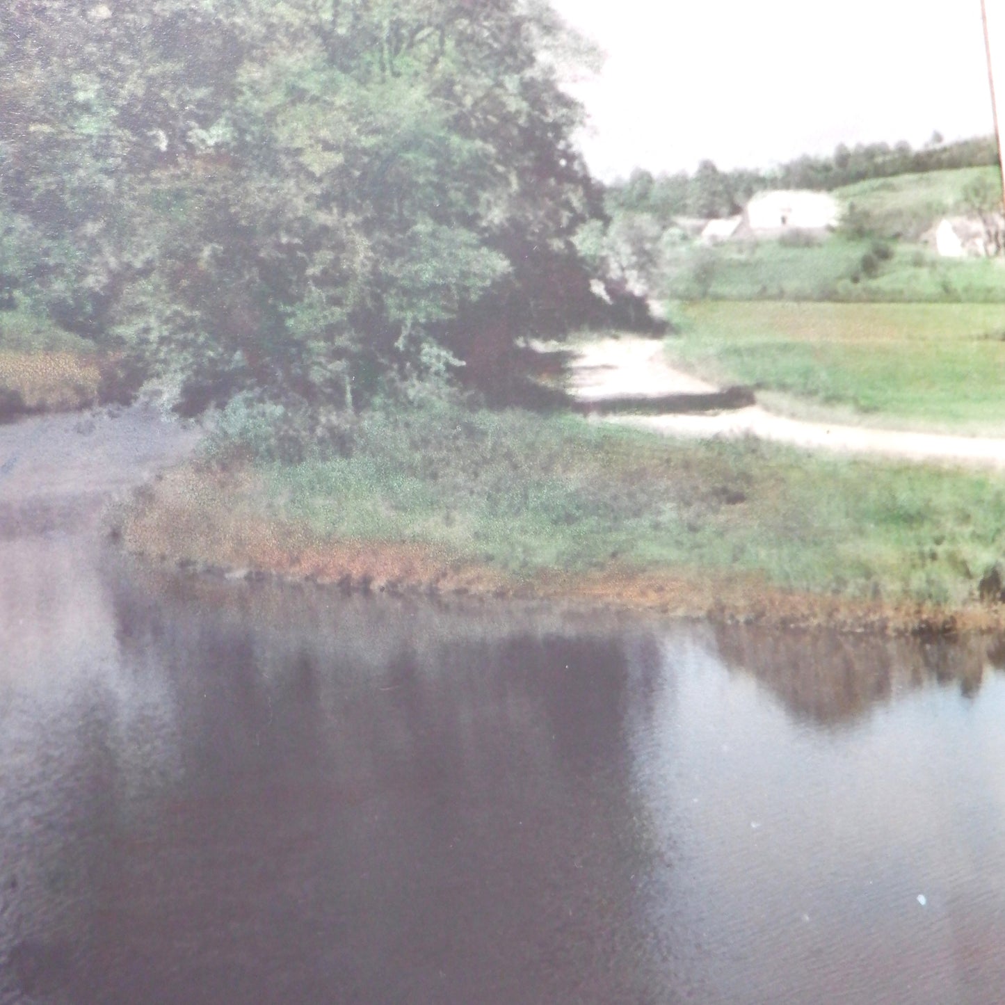 'EAST RIVER, ST. MARY'S', Pictou County, Nova Scotia Hand-Tinted Black & White Framed Photograph by F.O. MacLeod