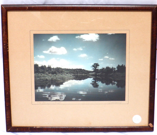 'THE ANNAPOLIS RIVER, NOVA SCOTIA', A Hand-Tinted B&W Photograph by C.D. Harris