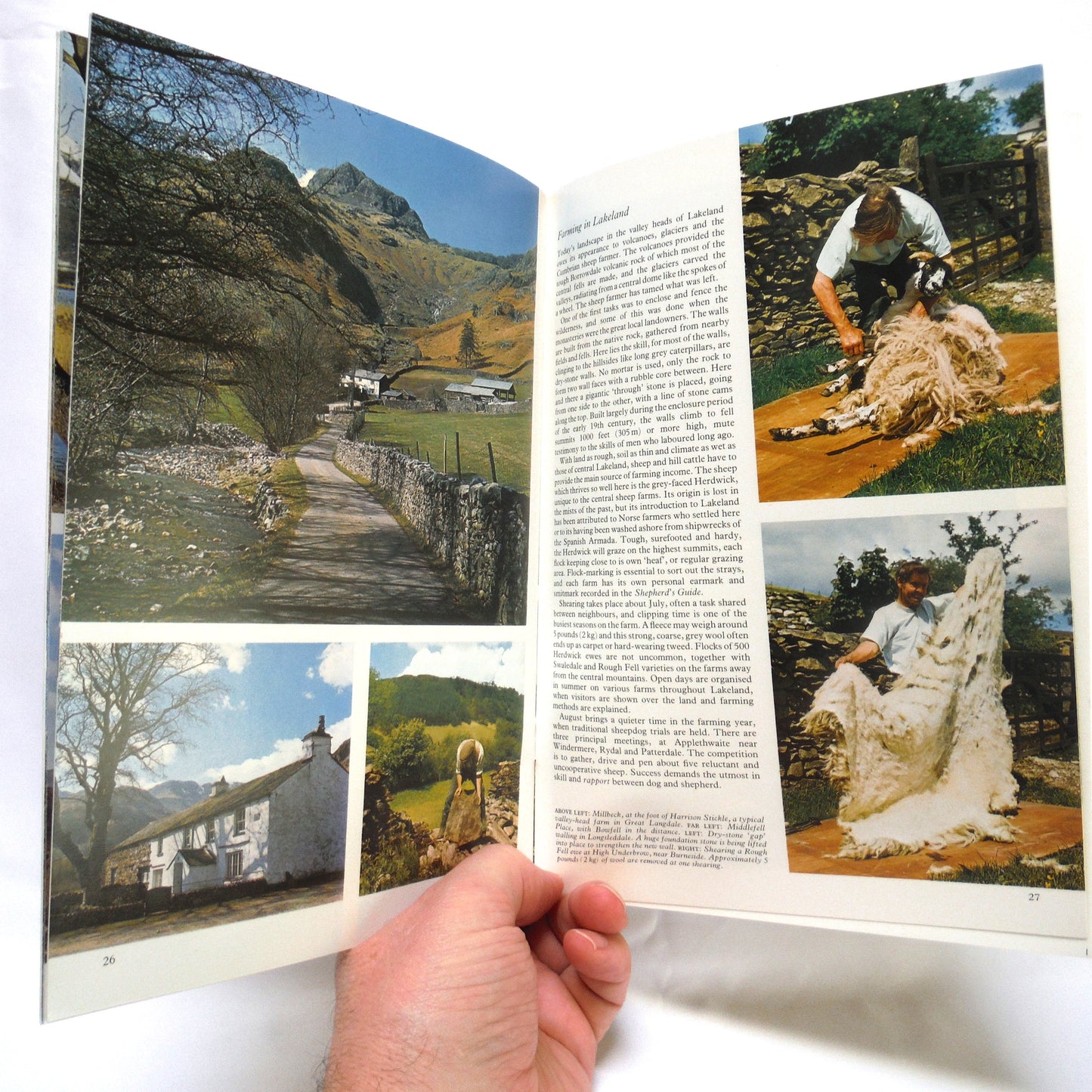 THE LAKE DISTRICT: A Pitkin Pictorial Visitor Guide to Britain's Lake District National Park Area, by Edward Alan Bowness (1978 1st Ed.)