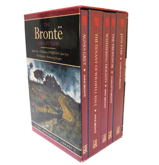 THE BRONTE COLLECTION MASTERPIECE LIBRARY BOX SET OF 5 BOOKS, by Charlotte Brontë, Emily Brontë, and Anne Brontë, 2010