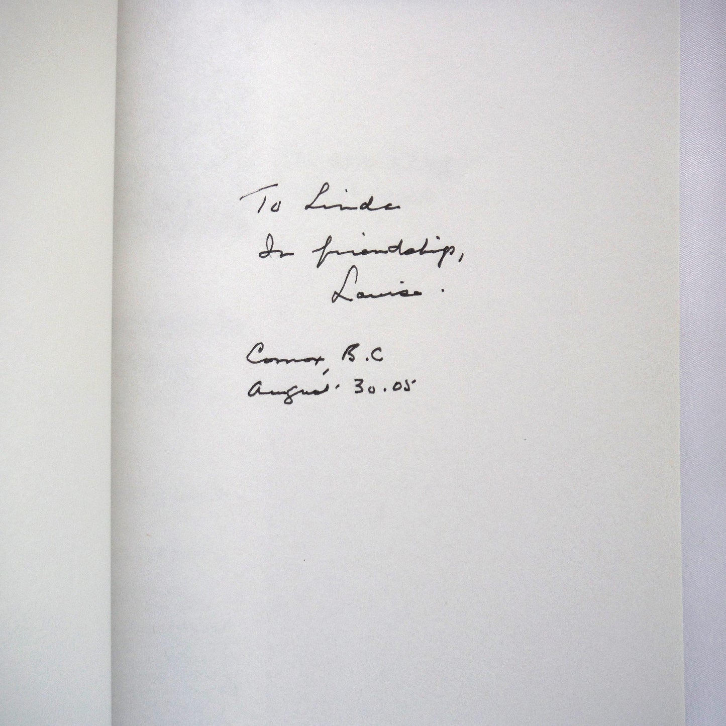 MacKENZIE KING, Friends & Lovers, by Louise Reynolds (1st Ed. SIGNED)