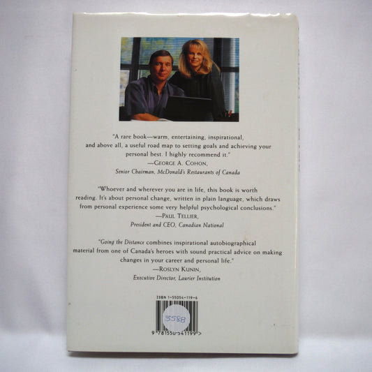GOING THE DISTANCE: 7 Steps To Personal Change, by Rick Hansen and Dr. Joan Laub (1st Ed. SIGNED)