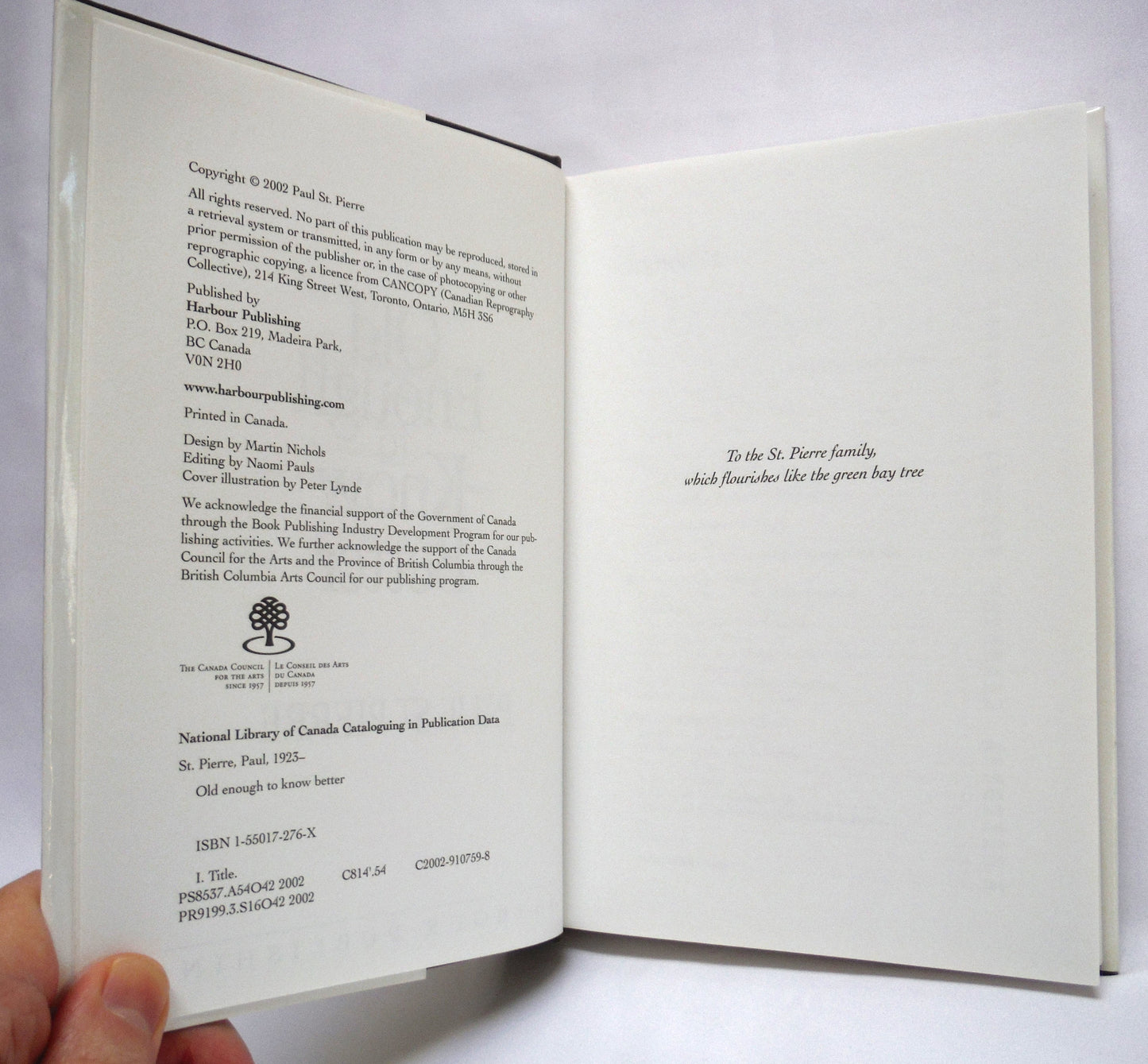 OLD ENOUGH TO KNOW BETTER, Short Stories by Paul St. Pierre (1st Ed. SIGNED)