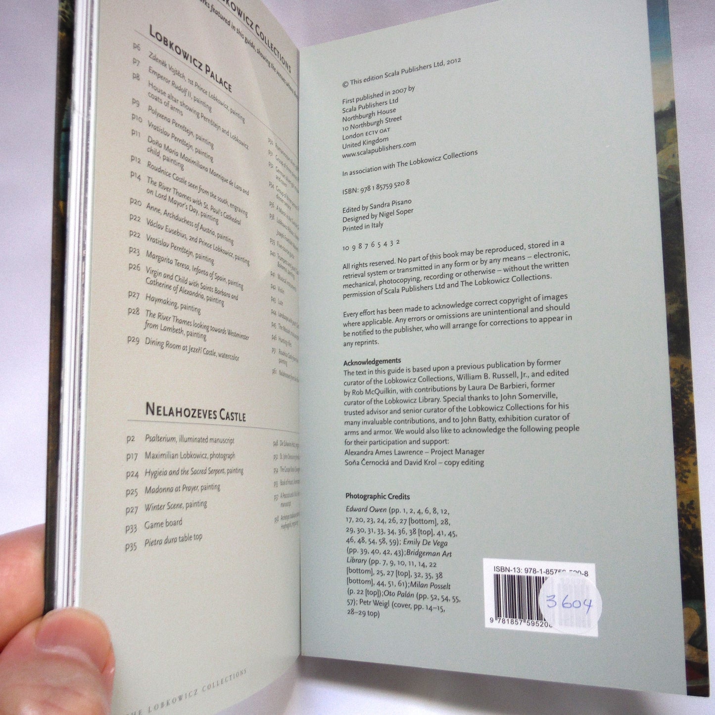 THE LOBKOWICZ COLLECTIONS, An Illustrated Visitors Guide Book, Edited by Sandra Pisano (1st Ed. SIGNED)