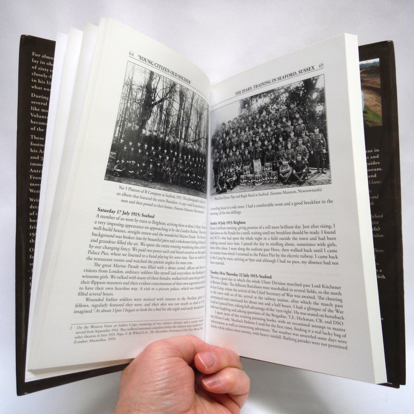 YOUNG CITIZEN OLD SOLDIER, From boyhood in Antrim to hell  on the Somme: The Journal of Rifleman James McRoberts, Edited by David Truesdale (1st Ed. SIGNED)