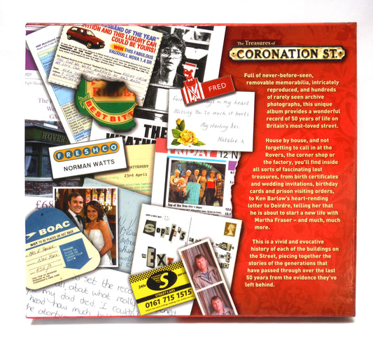 THE TREASURES OF CORONATION STREET, An Interactive Book by Carlton Books Limited (2010 1st Ed.)