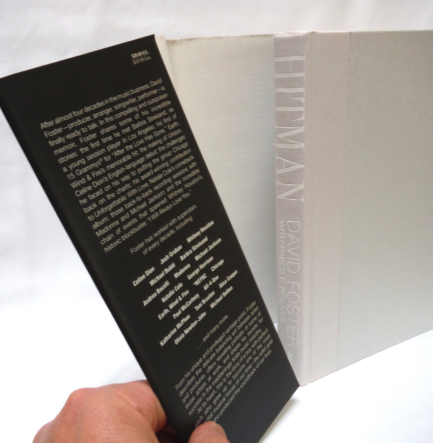 HITMAN, Forty Years Making Music, Topping Charts and Winning Grammys. The Memoir of Legendary Music Producer DAVID FOSTER, with Pablo F. Fenjves  (2008 1st Ed.)