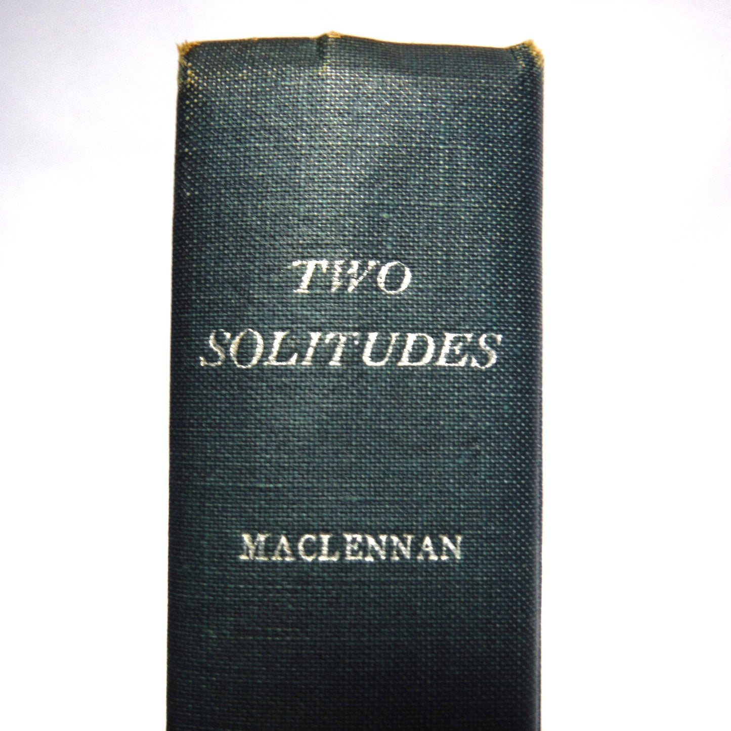 TWO SOLITUDES, by Hugh MacLennan: The RARE Edition by Duell, Sloan and Pearce of New York, USA  (1945 1st Ed.)