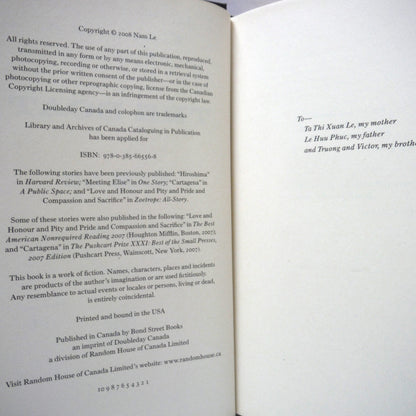 THE BOAT, A Collection of Short Stories by Nam Le (1st Ed. SIGNED)