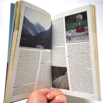 SCENIC RAIL GUIDE TO WESTERN CANADA, with Connecting Road Routes, by Bill Coo (1982 1st Ed.)