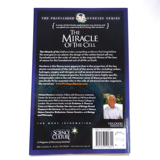 THE MIRACLE OF THE CELL, by Michael Denton (2020 1st Ed.)