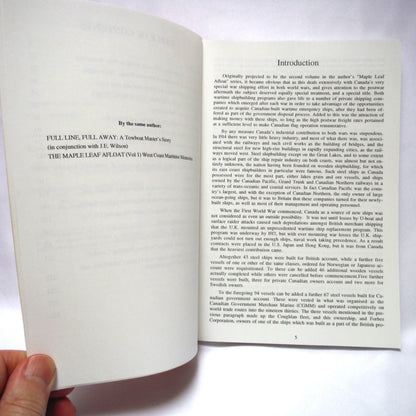 CONCEIVED IN WAR, BORN IN PEACE, Canada's Deep Sea Merchant Marine, by S.C. Heal (1992 1st Ed.)