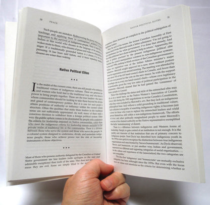 PEACE, POWER, RIGHTEOUSNESS: an Indigenous Manifesto, by Taiaiake Alfred  (1999 1st Ed.)