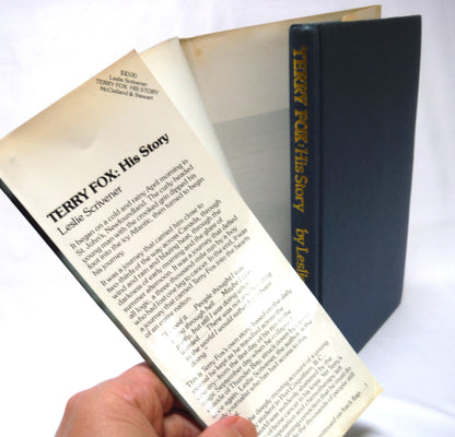 TERRY FOX, HIS STORY by Leslie Scrivener (1981 1st Ed.)