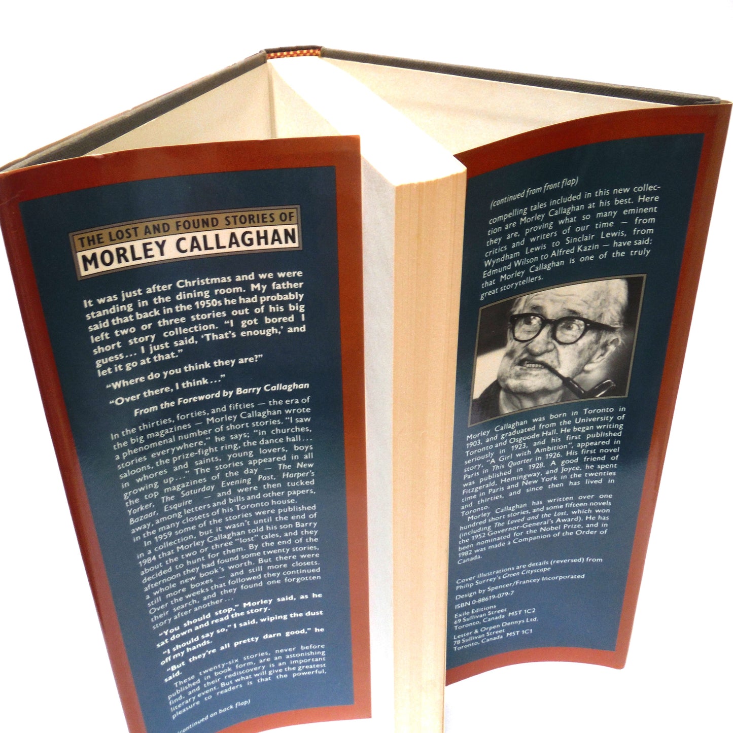 THE LOST AND FOUND STORIES OF MORLEY CALLAGHAN, by Morley Callaghan (1985 1st Ed.)