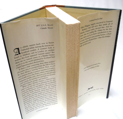 RAINBOW'S END, A Richard Jury Novel, by Martha Grimes (1995 1st Ed.)