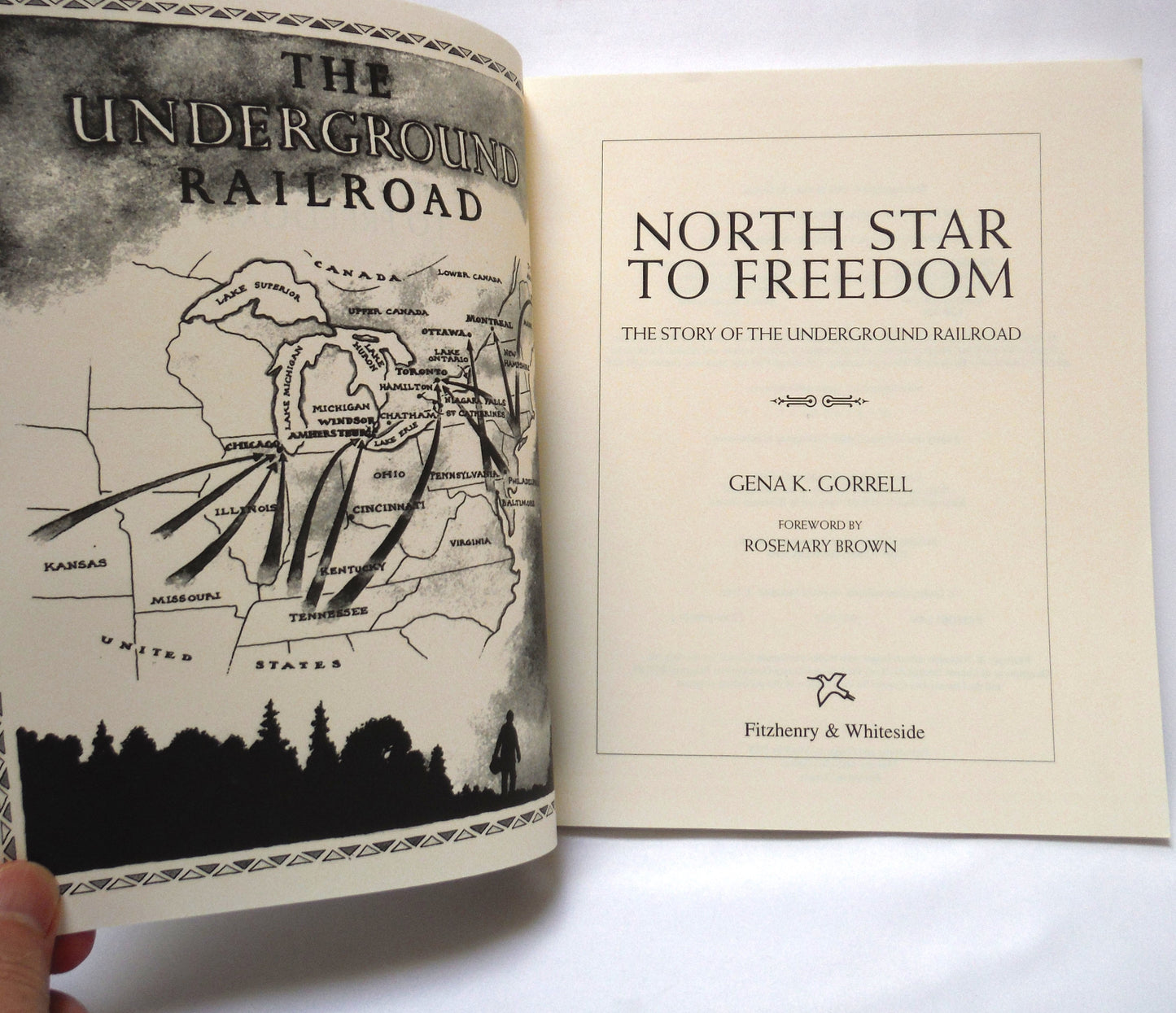 NORTH STAR TO FREEDOM: The Story of the Underground Railroad, by Gena K. Gorrell (2004 1st Ed.)