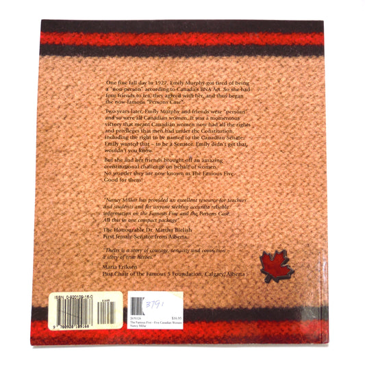 THE FAMOUS FIVE, Five Canadian Women and Their Fight to Become Persons, by Nancy Millar (2003 1st Ed.)