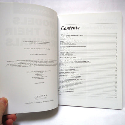 SUBMARINES, MODELS AND THEIR ORIGINALS, The Modeller's World by Carsten Heintze (2005 1st Ed.)
