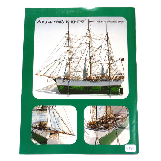 SOME LARGE MODEL SHIPS, Original Pattern Designs For Stained Glass Model Ships, by DeBrady Glass Studios (2001 1st Ed.)