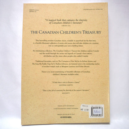 THE CANADIAN CHILDREN'S TREASURY, A Key Porter Book with Forward by Janet Lunn, 1994