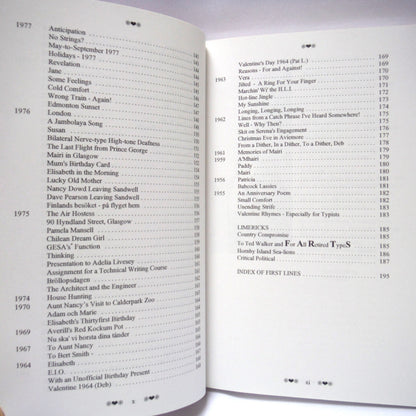 MAINLY SENTIMENTAL, 250 Poems of a Lifetime, by Colin MacCallum (1st Ed. SIGNED)