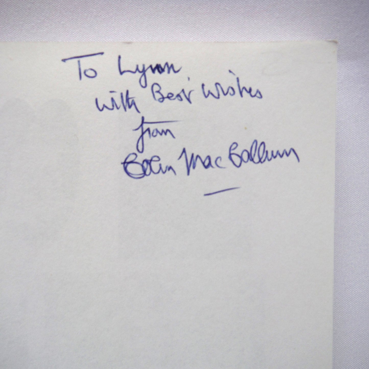 MAINLY SENTIMENTAL, 250 Poems of a Lifetime, by Colin MacCallum (1st Ed. SIGNED)