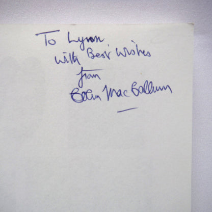 MAINLY SENTIMENTAL, 250 Poems of a Lifetime, by Colin MacCallum (1st Ed. SIGNED)