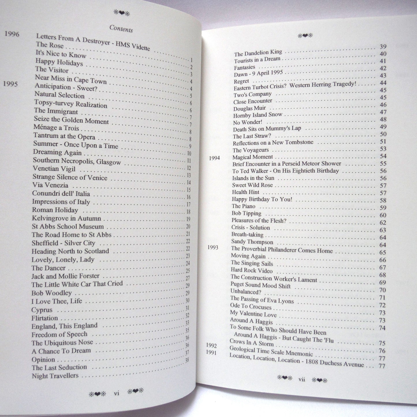MAINLY SENTIMENTAL, 250 Poems of a Lifetime, by Colin MacCallum (1st Ed. SIGNED)