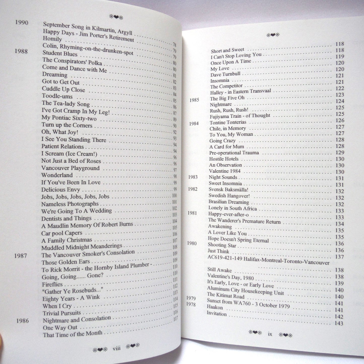 MAINLY SENTIMENTAL, 250 Poems of a Lifetime, by Colin MacCallum (1st Ed. SIGNED)