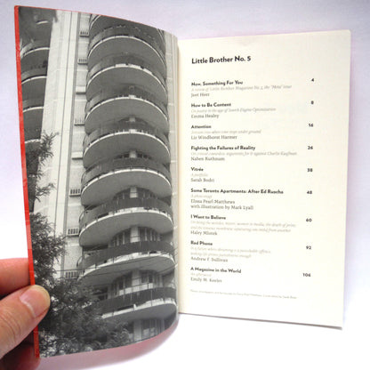 LITTLE BROTHER MAGAZINE NO. 5, Edited by Emily M. Keeler (2014 1st Ed.)