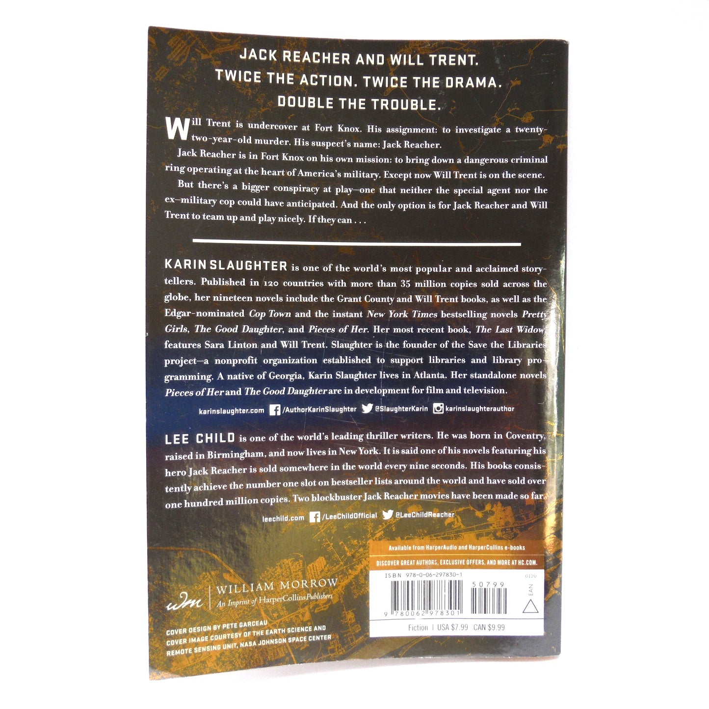 CLEANING THE GOLD, A Jack Reacher and Will Trent Short Story, by Karin Slaughter and Lee Child (2020 1st Ed.)