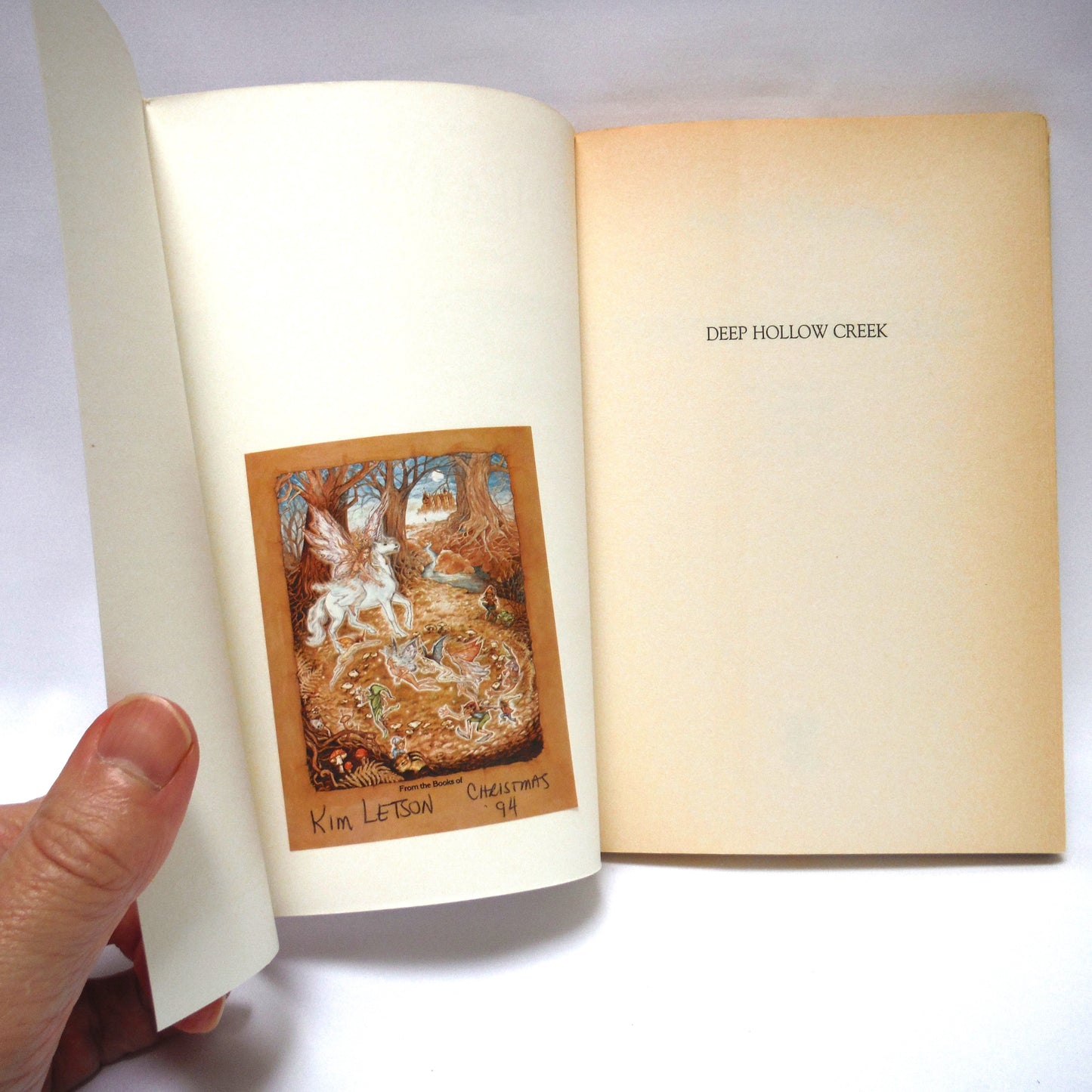 DEEP HOLLOW CREEK, A Novel by Sheila Watson (1992 1st Ed.)