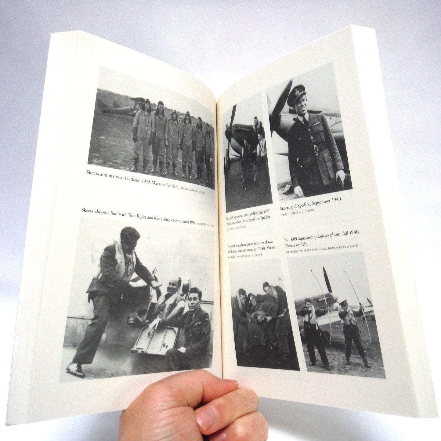 THE SPITFIRE LUCK OF SKEETS OGILVIE, From the Battle of Britain to the Great Escape, by Keith C.Ogilvie (2017 1st Ed.)