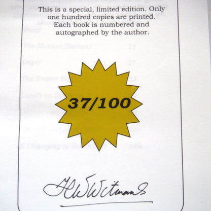 PROBLEMS WITH PORTALS, When Technology and People Clash, A Collection of Short Stories by Hendrik Witmans (1st Ed. SIGNED)