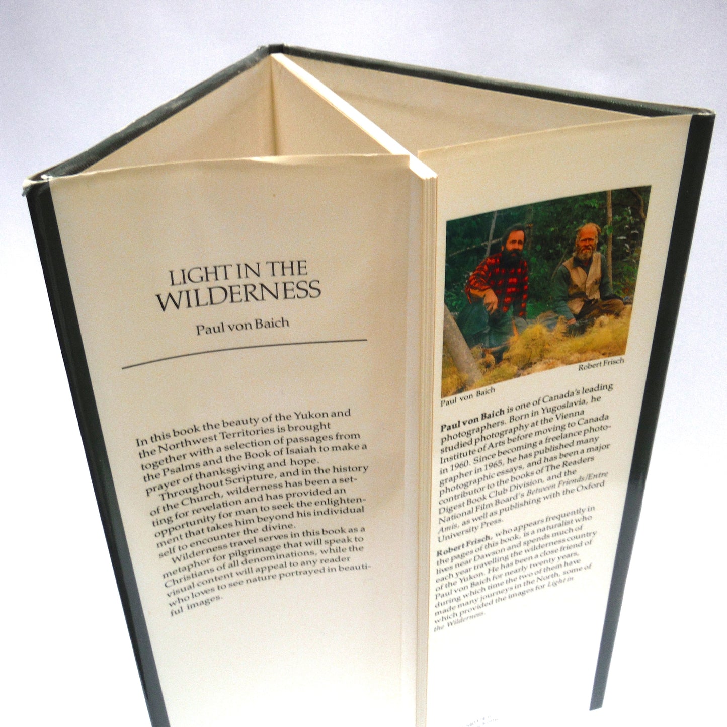 LIGHT IN THE WILDERNESS, A Photographic Journal by Paul von Baich (2000 1st Ed.)