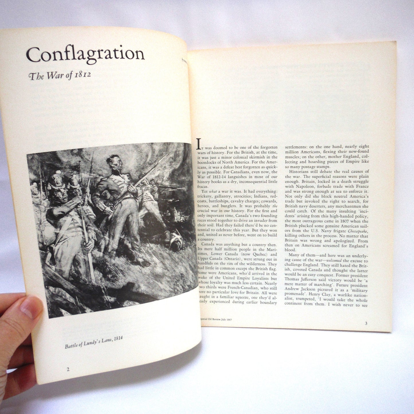 THE FORMATIVE YEARS CANADA 1812-1871: The Imperial Oil Review, Volume 51, No. 2, Edited by James Knight (1967 1st Ed.)