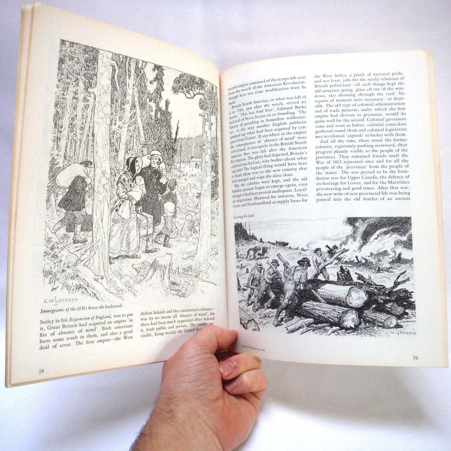 THE FORMATIVE YEARS CANADA 1812-1871: The Imperial Oil Review, Volume 51, No. 2, Edited by James Knight (1967 1st Ed.)