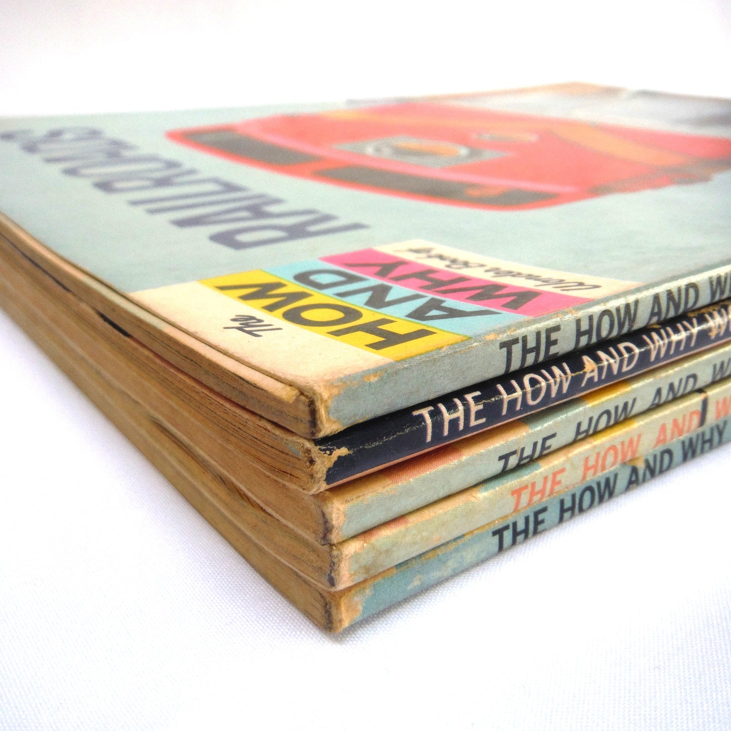 THE HOW AND WHY WONDER BOOKS OF...RAILROADS, PLANETS, OUR EARTH, BEGINNING SCIENCE, AND BOATS AND SHIPS (A  5-Book Package for One Low Price!)