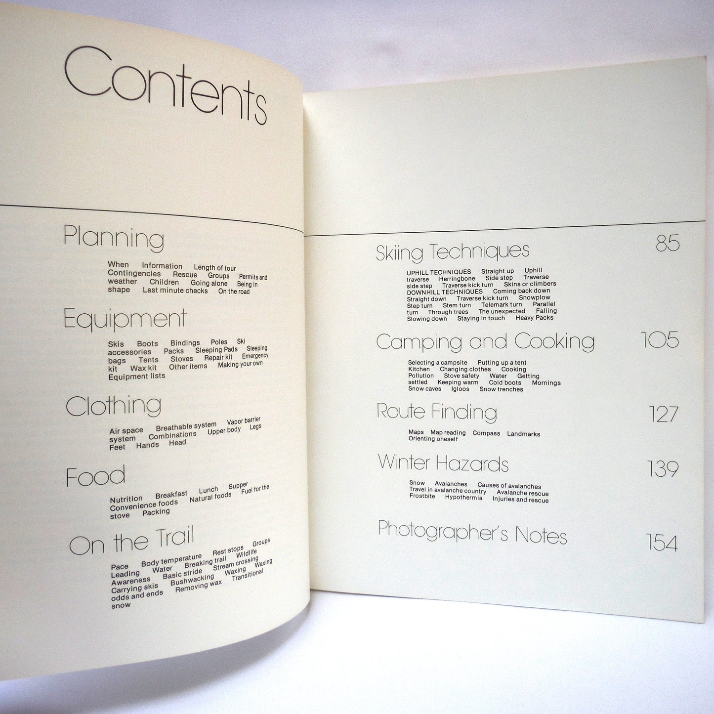SKI CAMPING, by Ron Watters, Photographs by Phil Schofield (1979 1st Ed.)
