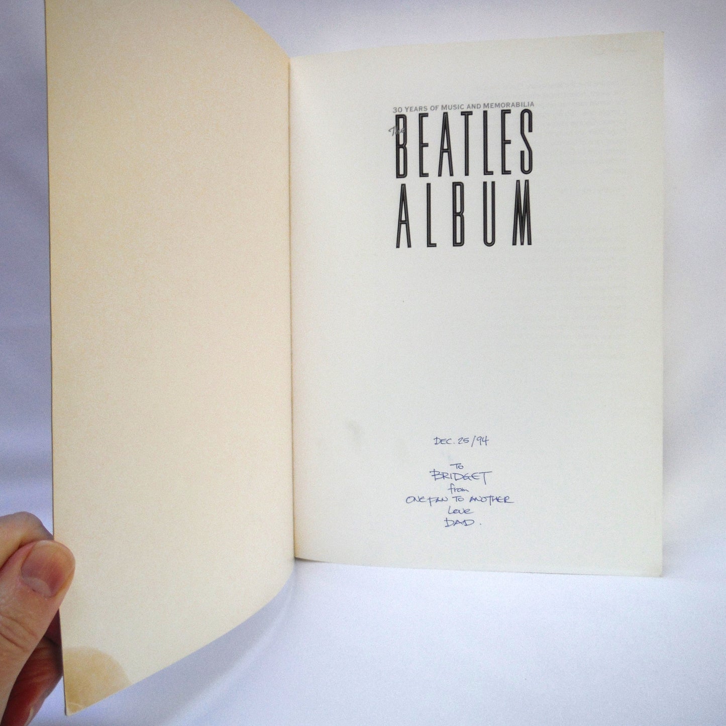 THE BEATLES ALBUM: 30 Years of Music and Memorabilia, by Geoffrey Giuliano (1991 1st Ed.)