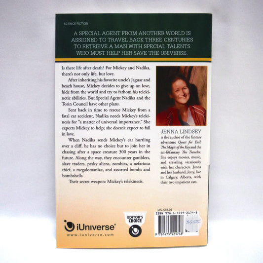 MICKEY & NADIKA, An Adventure Across Time and Space, A Young Adult Novel by Jenna Lindsey  (2012 1st Ed.)