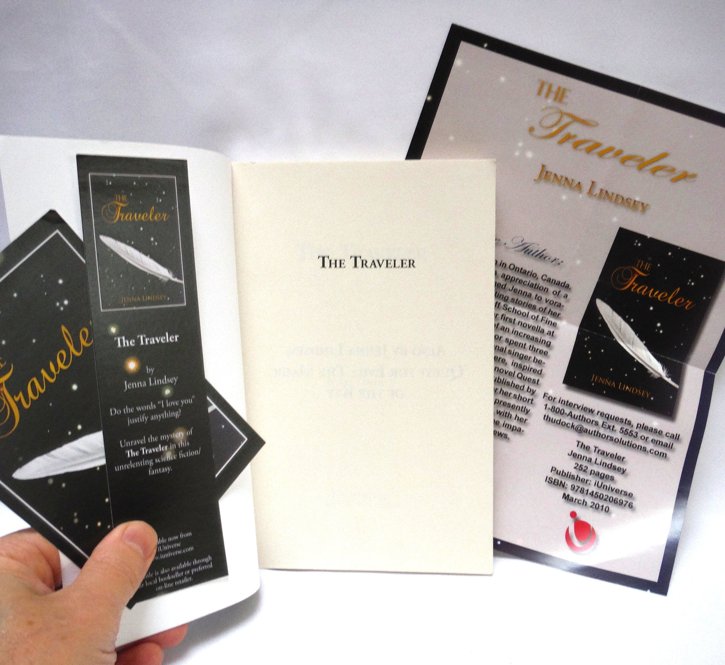 THE TRAVELER, A Young Adult Novel by Jenna Lindsey (2010 1st Ed.)