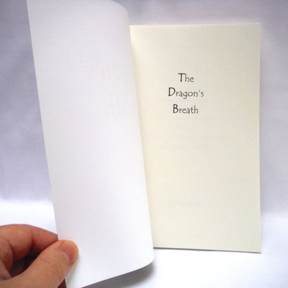 THE DRAGON'S BREATH, A Young Adult Novel by Jenna Lindsey (2015 1st Ed.)