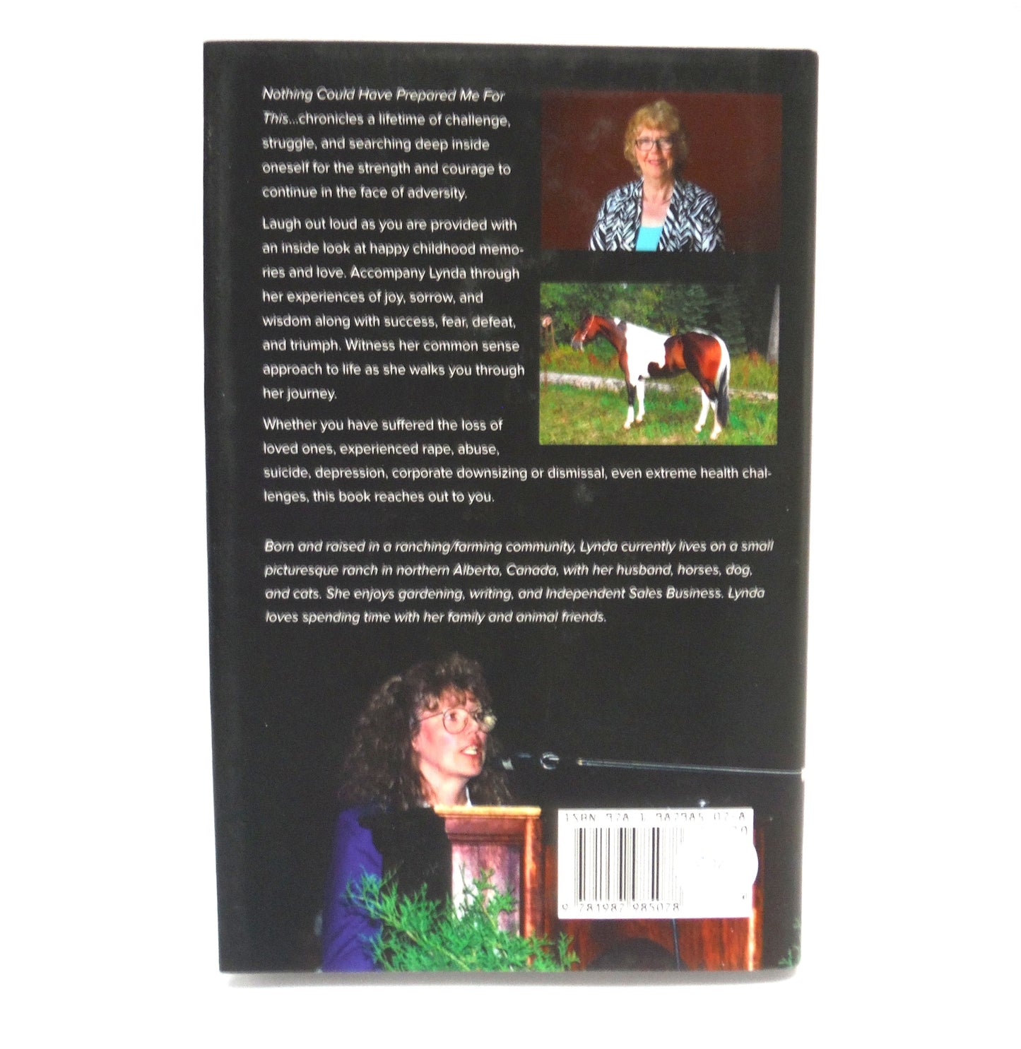 NOTHING COULD HAVE PREPARED ME FOR THIS, Stories by Lynda Drysdale  (1st Ed. SIGNED)
