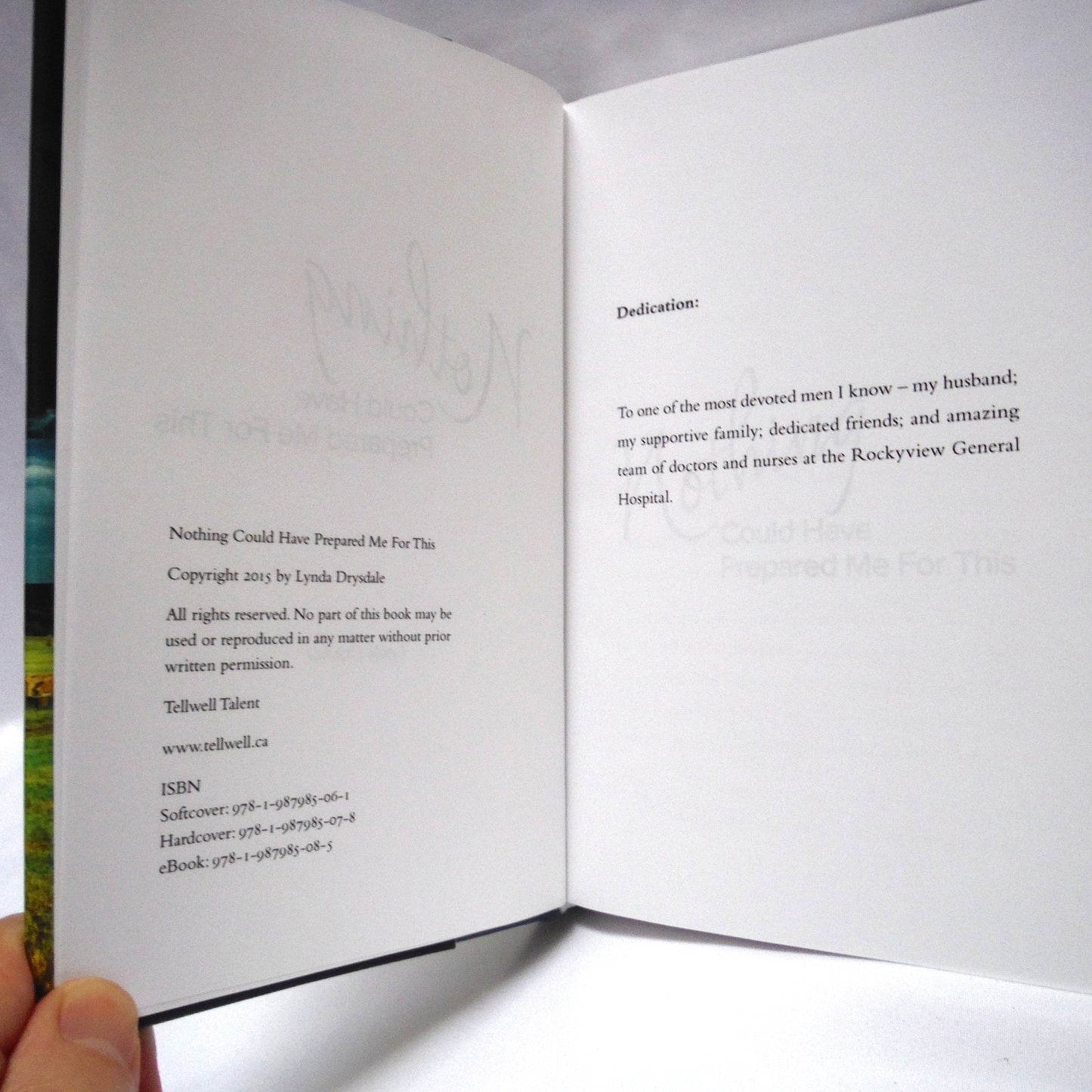 NOTHING COULD HAVE PREPARED ME FOR THIS, Stories by Lynda Drysdale  (1st Ed. SIGNED)