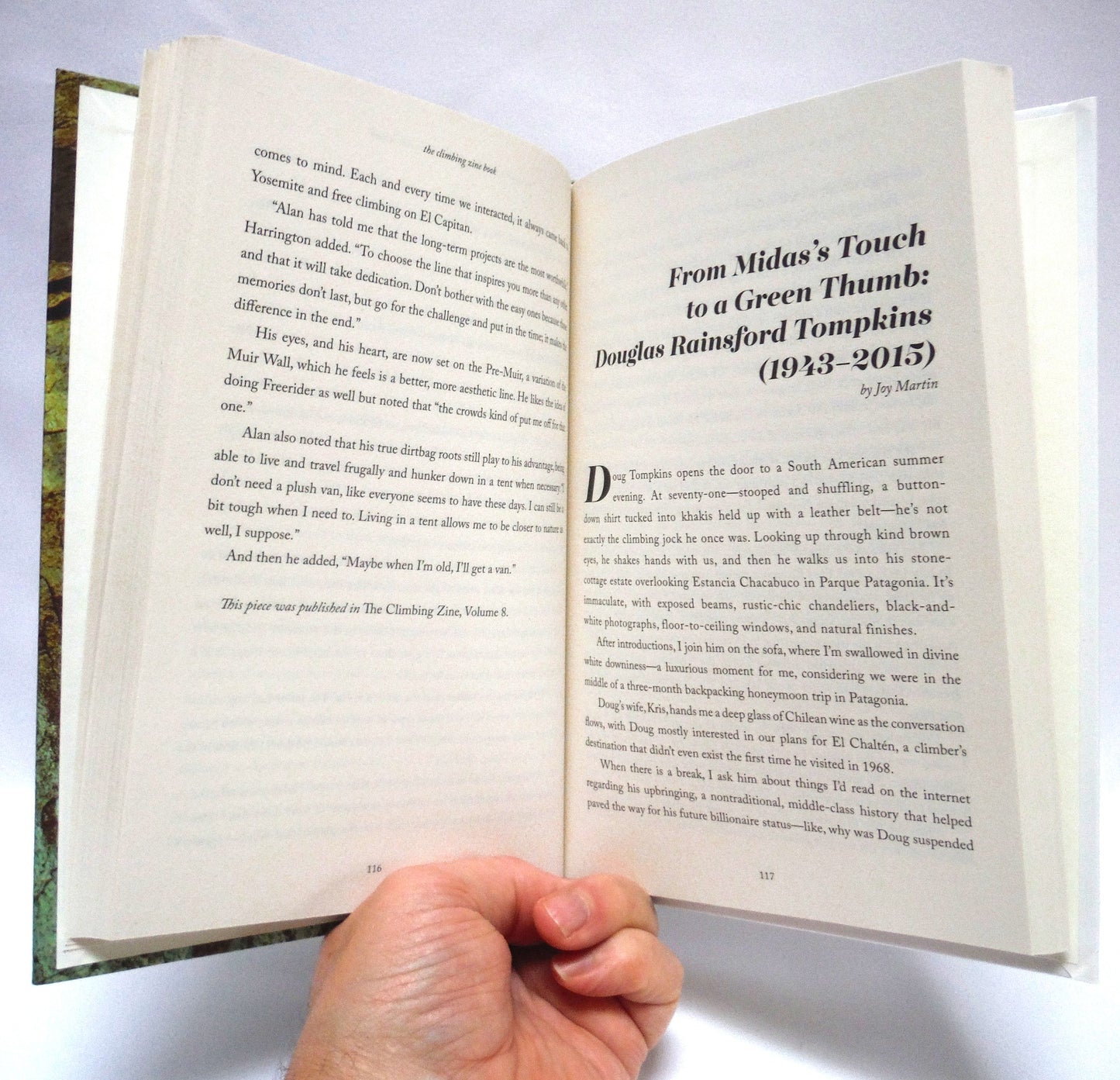 THE CLIMBING ZINE BOOK, Favourite Essays From Volumes 1-11, by Luke Mehall (1st Ed. SIGNED)