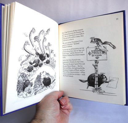 SWAMP SONG, Political Humour by Stanley Burke, Illustrations by Roy Peterson (1st Ed. SIGNED)