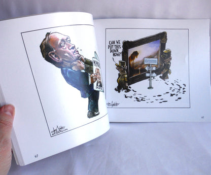 DRAWING CONCLUSIONS, The Political Art of Michael de Adder, by Virgil Hammock, Exhibit at The Beaverbrook Art Gallery  4 June - 18 September 2016 (2016 1st Ed.)